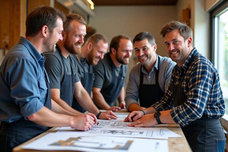 AlpenBridge Craftworks Team und Handwerk
