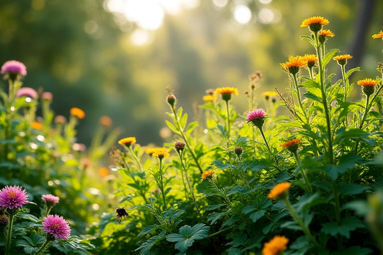 Regenerative Landschaft mit Biodiversität